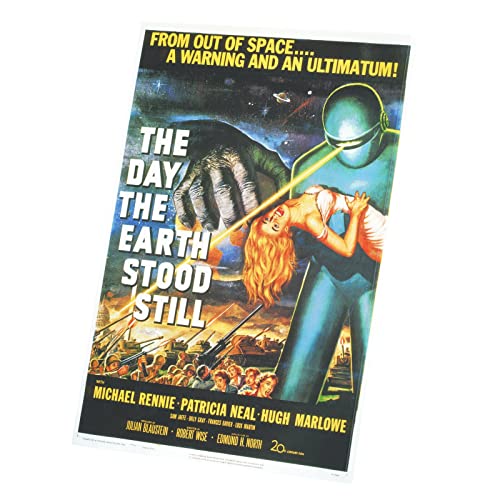 Tableau décoratif : affiche de film anglaise The Day the Earth Stood Still