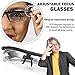 NJALA Adjustable Focus Glasses Dial Vision near and Far Sight, Flex Focal Adjustable Glasses Dial Vision, -6.0 - +3.0 (3 set)