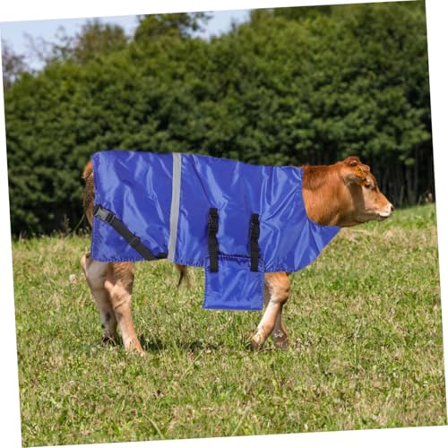 Couverture coupe-vent pour veau YARNOW avec protection ventrale réglable - 4