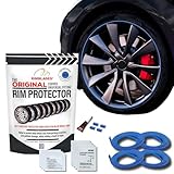 Rimblades Original Blue Alloy Wheel Protectors - Fits Up to 22” x 4 Wheels | For Curved/Round Edge Wheels | 9 Colour Options | Easy DIY Fit | Car Exterior Accessory