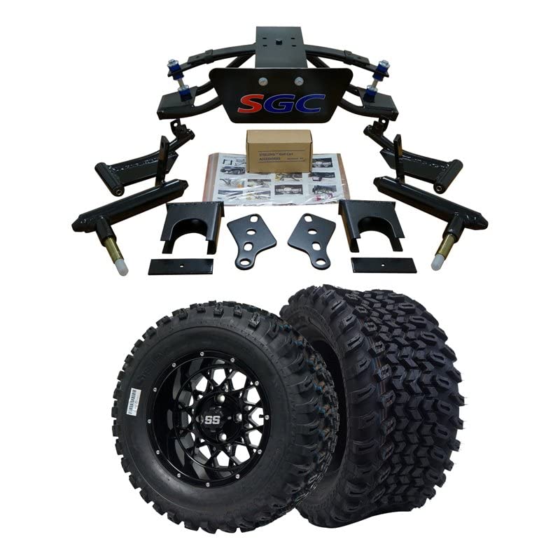 Hardcore Parts 6” Heavy Duty Double A-Arm Suspension Lift Kit for Club Car...