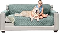 Vista 40 de Sofa Shield - Funda para sillón con respaldo patentado con correa, protector de cojín, funda reversible diseñada en EE. UU. resistente a manchas