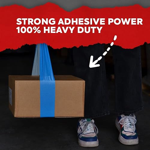 Miniatura 7 de MAT Cinta adhesiva de grado industrial rojo, 2.5 pulgadas x 60 yardas, impermeable, resistente a los rayos UV para manualidades, mejoras en el