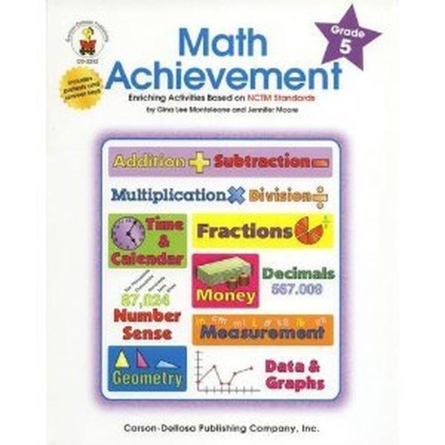 Math Achievement Grade 5 0887246419 Book Cover