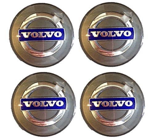 Genuine Volvo 30671515, Silver Wheel Hub Cap Kit (Set of 4)