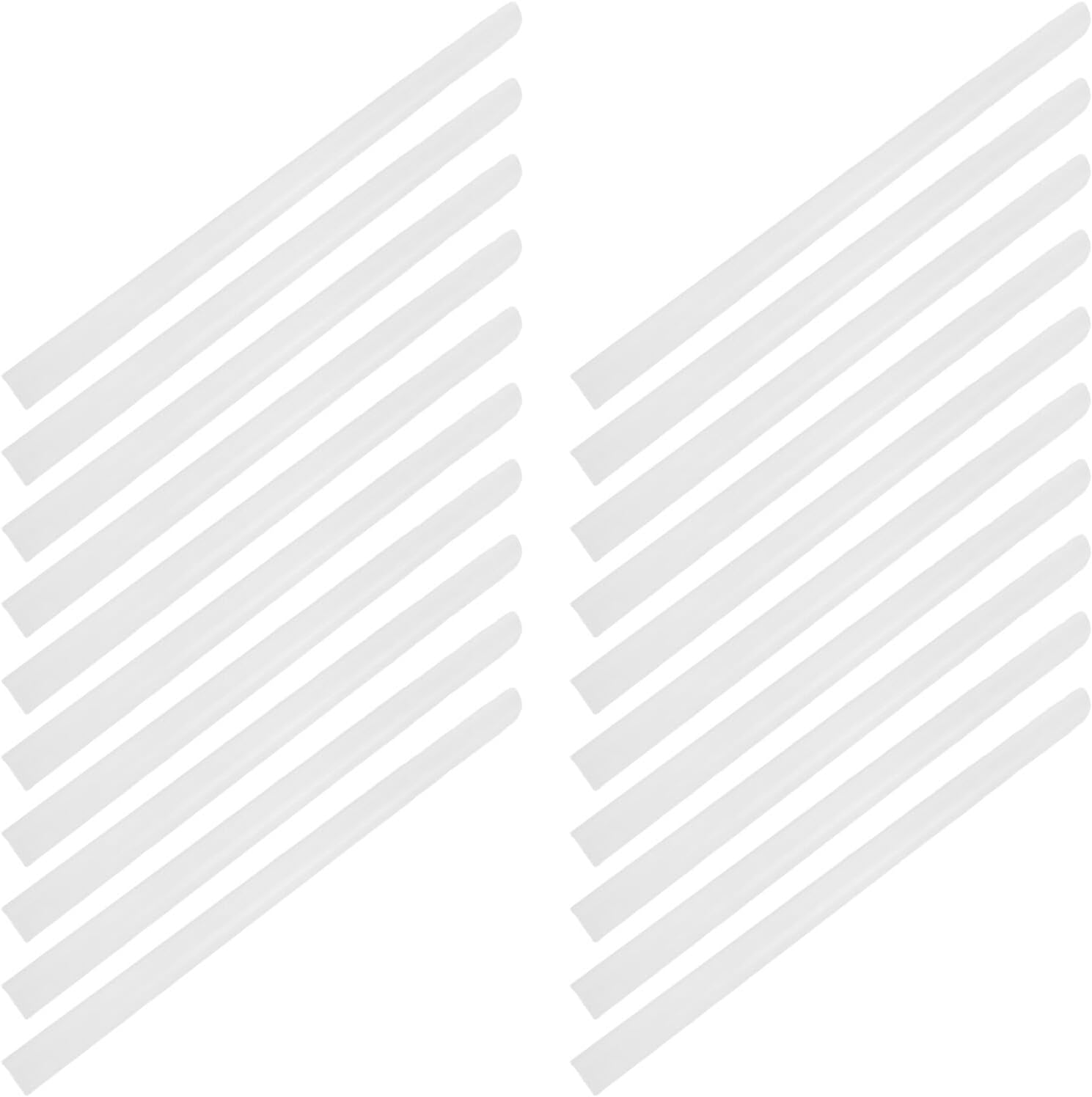 Wide Plastic Straws for Beverages Jumbo Individually Wrapped Bubble Tea Straws 23cm X 1cm Commercial Use for Milkshakes and Coffee