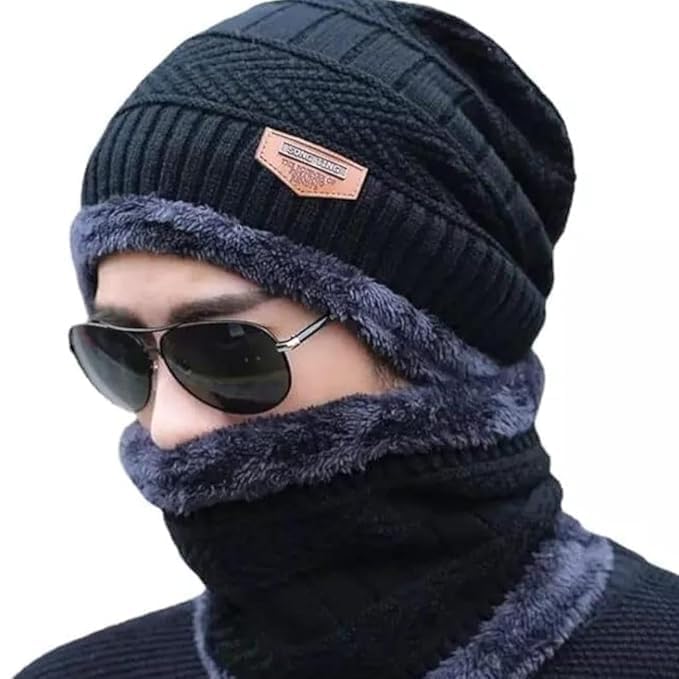 Bon KRUPA Men, Women Slouchy Beanie Winter Hat Knit Warm Snow Ski Skull Cap-image-27