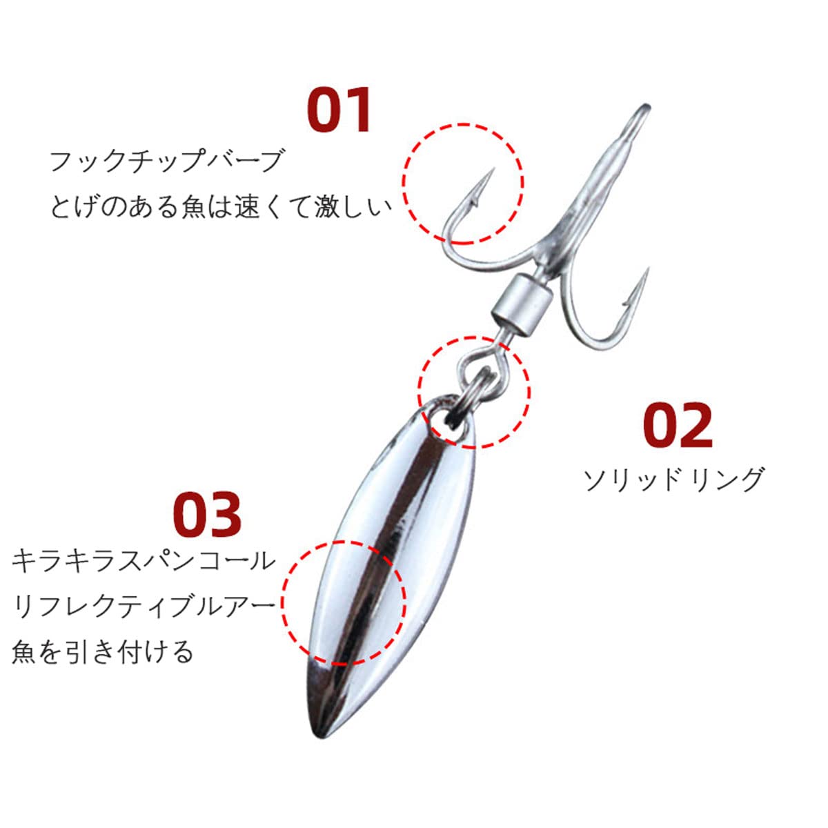 トリプルフック ブレード付き スピンテール ブレードフック 100枚セット Amazon.co.jp: トリプルフック ブレード付き スピンテール