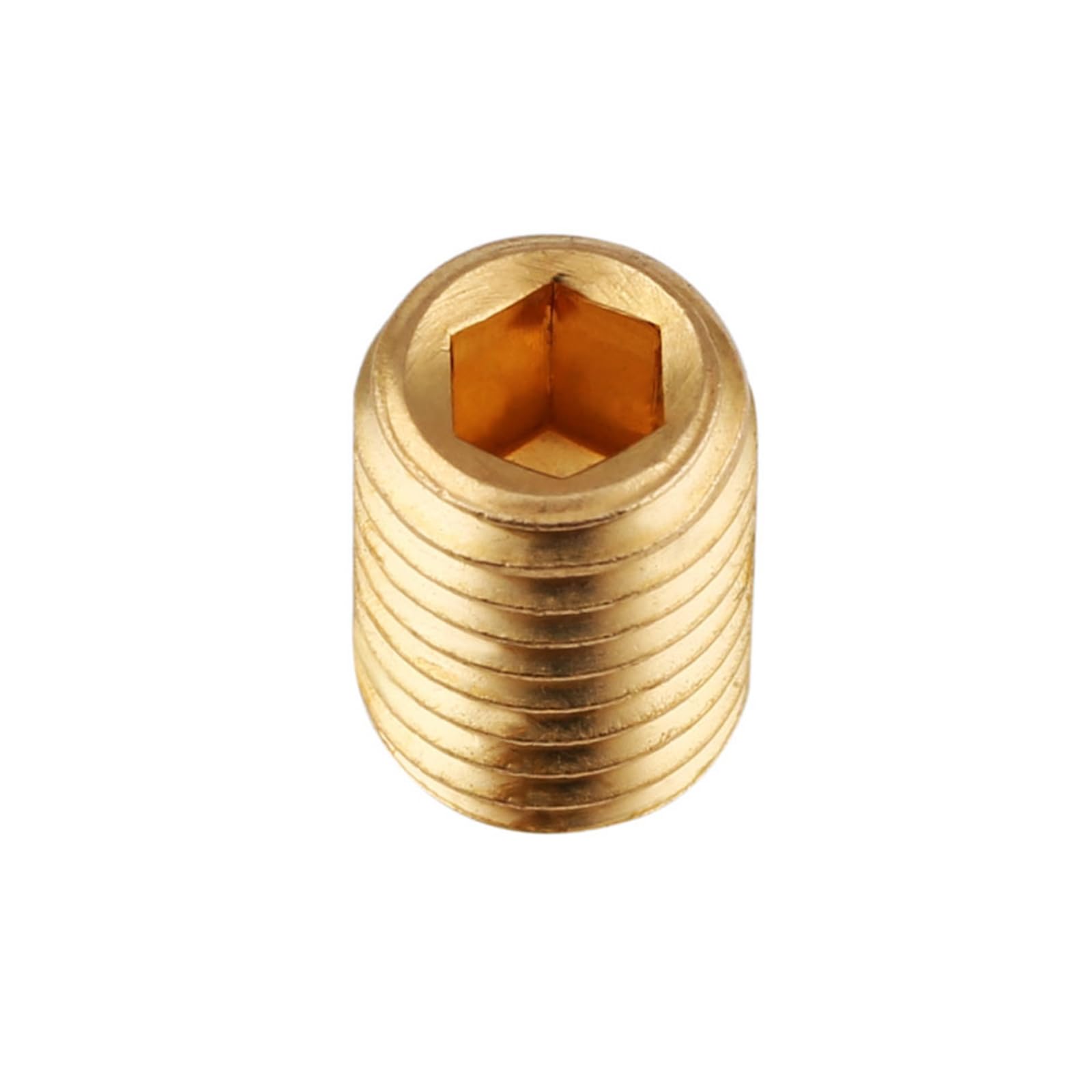 CChiai 30PCS Stainless Steel Guitar Bridge Saddle Height Adjustment Screws 6/8/10mm Headless Hex Socket Set Screws Includes Matching Wrench Metric M3x10