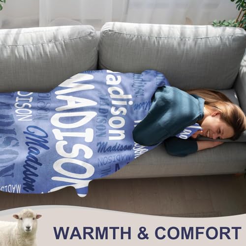 Corissy Ships Next Day, Personalized Blankets and Throws Custom Blanket with Name Customized Flannel Blanket for Kids Christmas Blanket Gifts for Teen Girls Boys — view 3