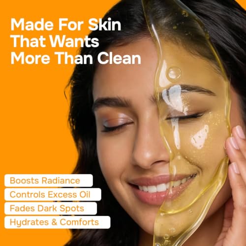Image of Swiss Beauty Care Juicy Glow Face Wash | Orange Peel + Niacinamide | Removes Dirt & Grime | Boosts Radiance | Fades Dark Spots | Hydrates Skin-100g