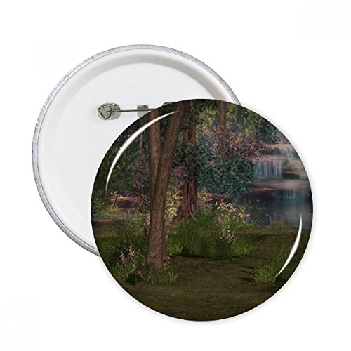 Badge flux forestier et nature science pour vêtement