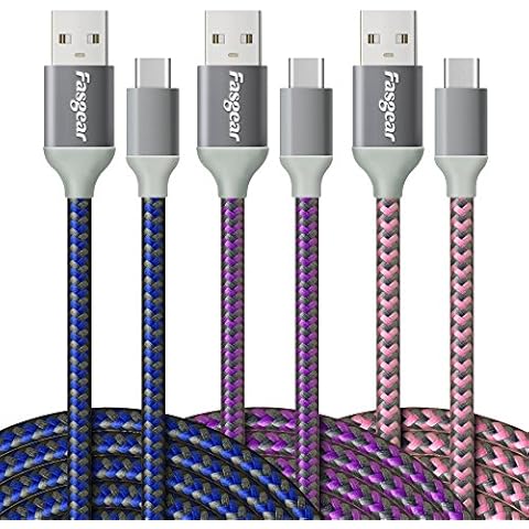 Fasgear 10ft USB to USB C Cable Pack Cover