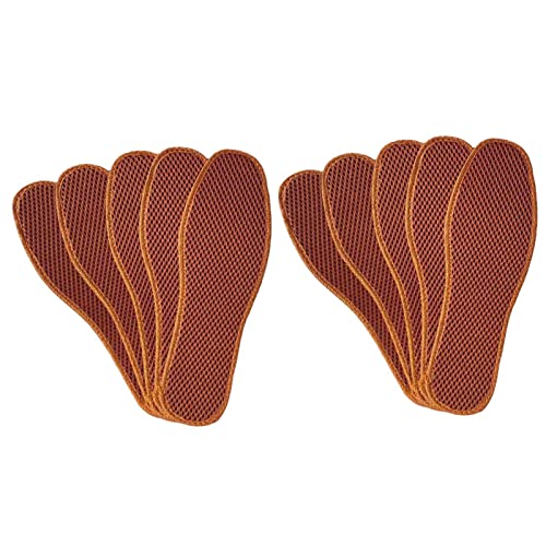 Almofadas Absorvem o Suor, Palmilhas Antiderrapantes de Malha Desodorante de Carvão de Bambu Absorve