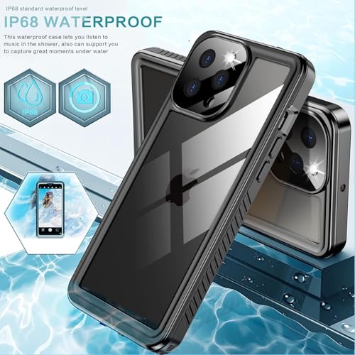 Oterkin for iPhone 13 Pro Max Case Waterproof,Shockproof Bumper iPhone 13 Pro Max Case with Built-in Screen Protector Anti-scratches Anti-dirt 360°Full Body Protective Phone Case for iPhone 13 Pro Max by Oterkin - Used condition - Image 2