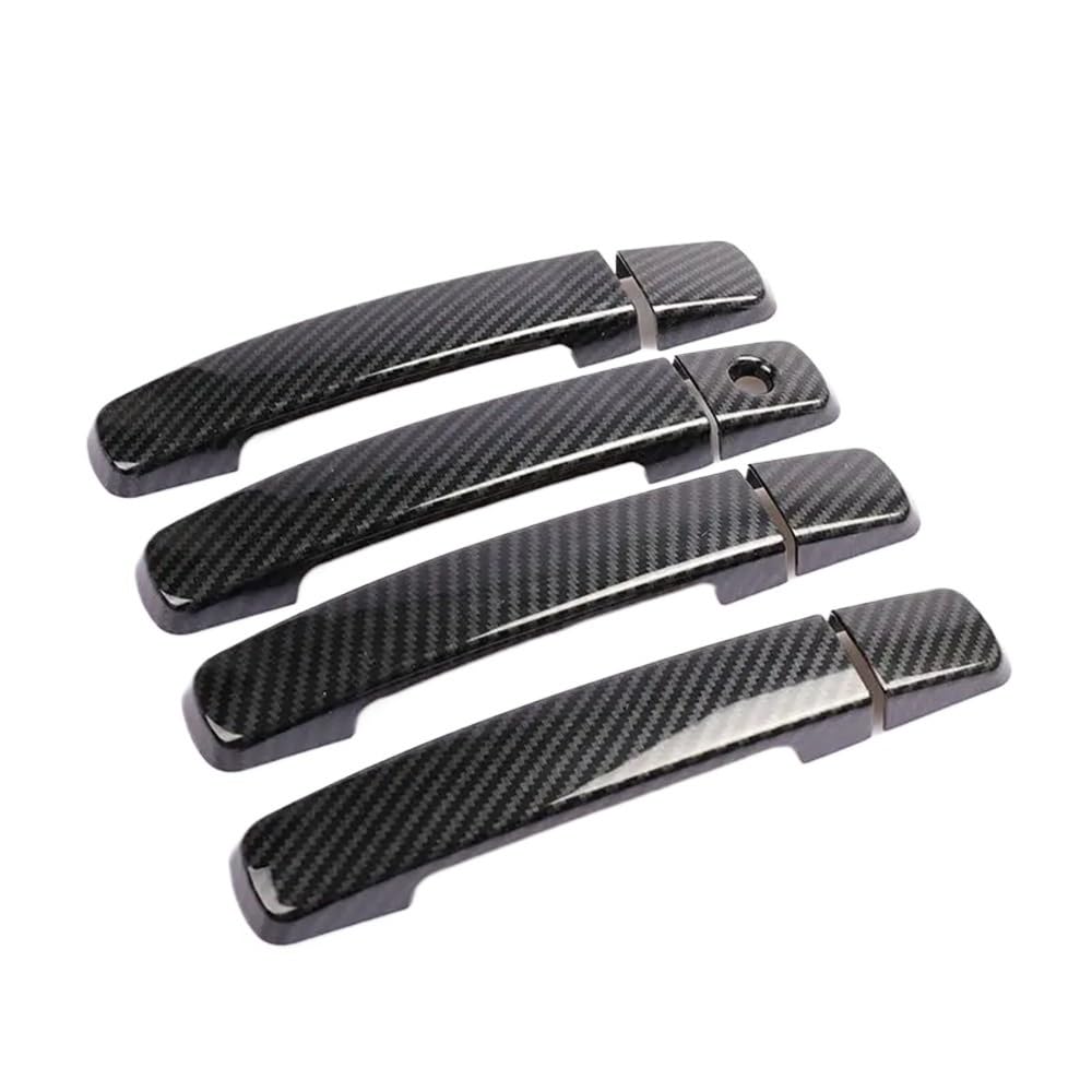 Mlhoghigd Carbon 0 Button Door Handle Car Door Handle Cover Stickers For Qashqai For J10 2007-2013 Styling Accessories