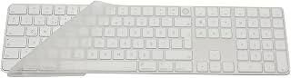 McStorey Apple Magic Keyboard 3 A2520 Numerik Türkçe Q Klavye Koruyucu – ISO Ters L Enter Uyumlu Ultra İnce Clear Silikon Kaplama Toz ve Sıvı Koruma Transparent Keyboard Cover Şeffaf
