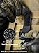 VIPERADE VAB3 2-Pack Tactical Molle D-Ring, Molle Belt Clip Key Buckle, Tactical Nylon Webbing Buckle for Molle Bags, Webbing Attachment Strap, Backpack Accessories (Black)
