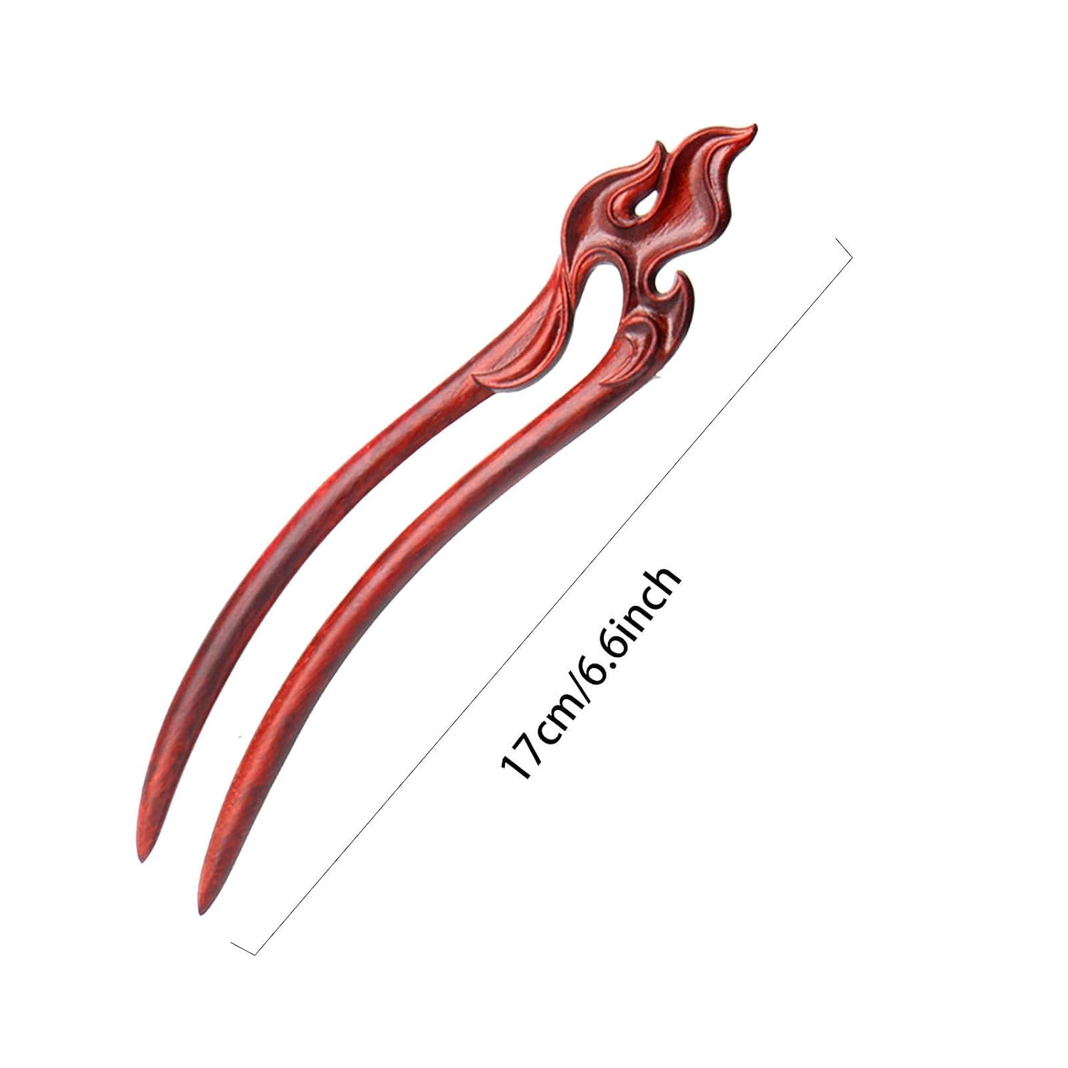 2pcs U Shape Women Hairpins, French Hair Pins, Bun Hairpins Simple Hair Sticks For Long Hair Chinese Hair Chopsticks Handmade Retro Hair Fork Hair Pins For Women Hair Styling-B-1 Count (Pack of 2)