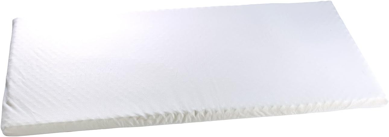 Newgen Medicals Memory Foam Cushion Thermo-Active Memory Foam Mattress Topper with Cover, 90X200X5 cm (Topper Memory Foam)