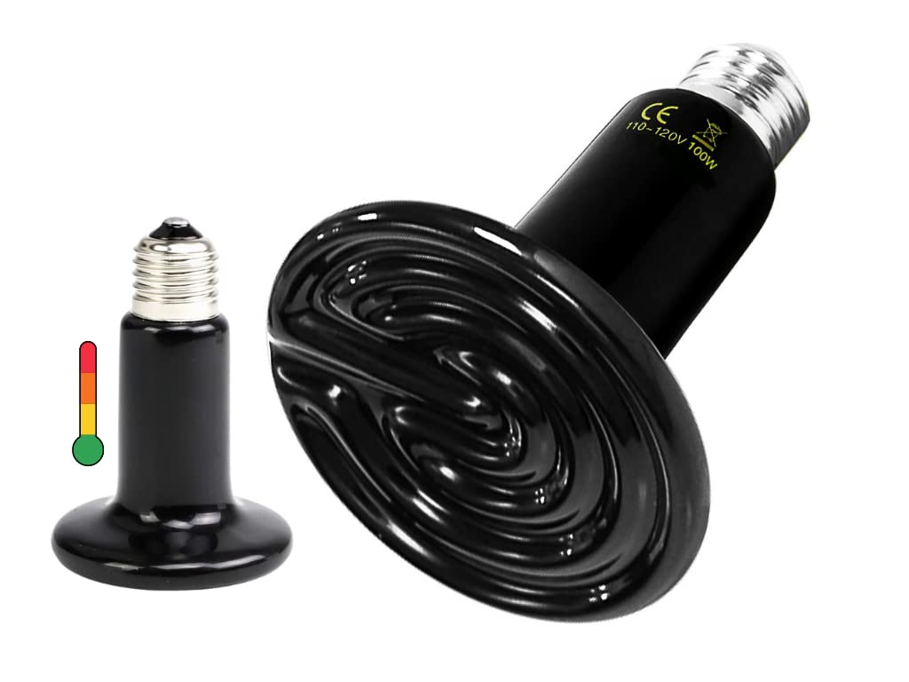 Żarówka ciepła pisklęta gadów 50w 75w 100w 150w terrarium podczerwieni 220v (75w)