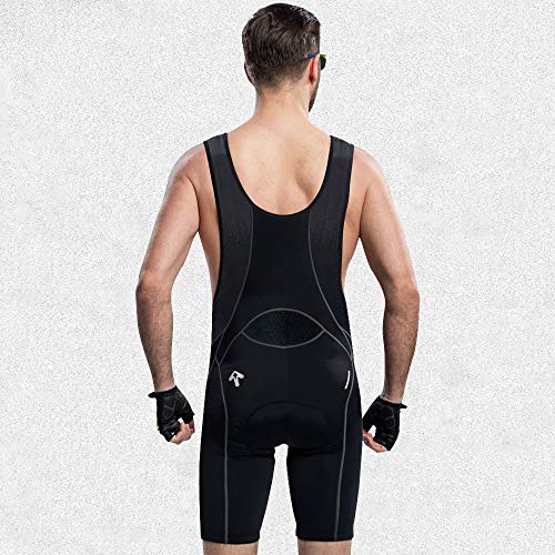 image for MEETYOO Men's Cycling Bib Shorts, 3D Padded Short Bike Bib, Quick Dry 