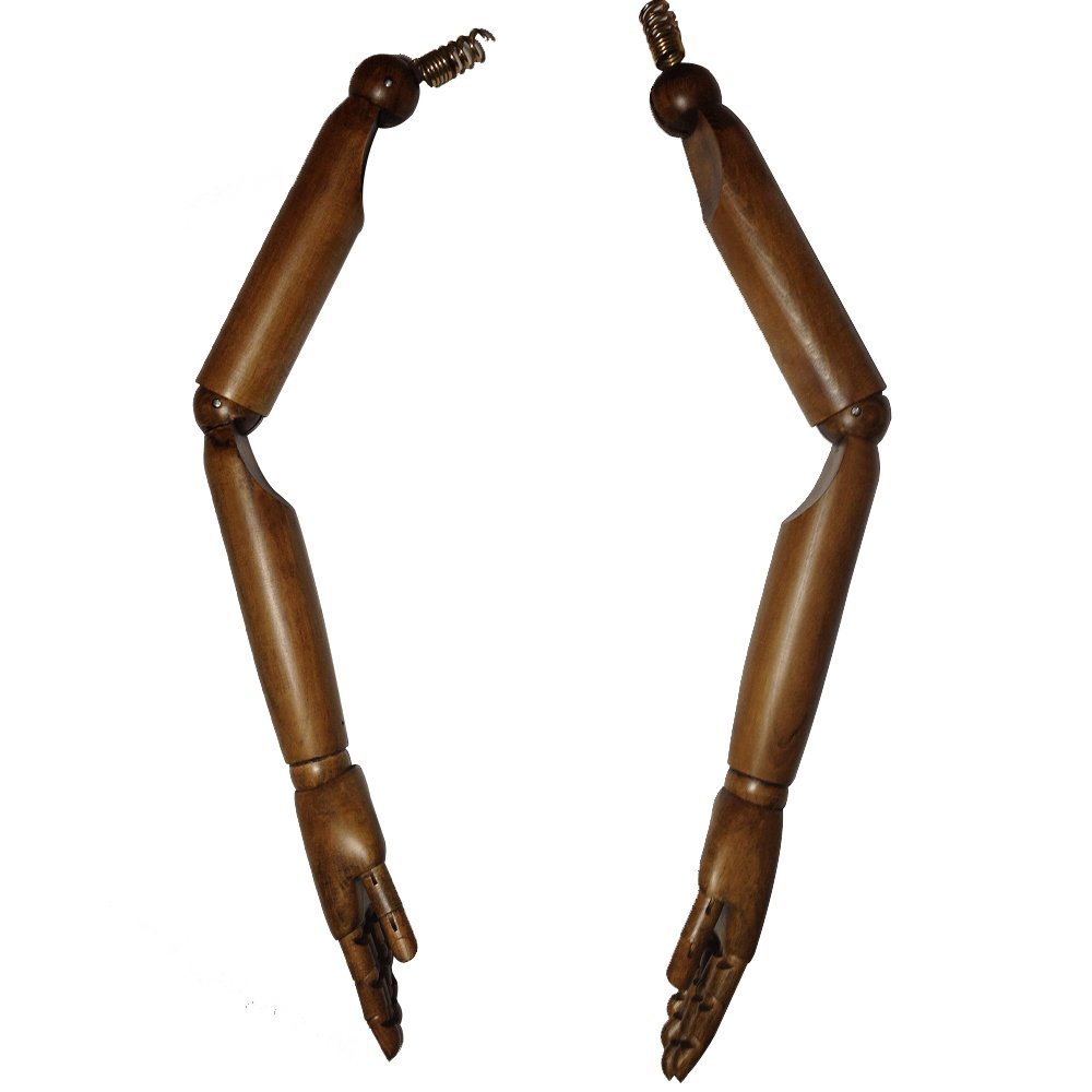 Kukin Vintage Style Female Mannequin Arms, Display Accessory for Adult Females