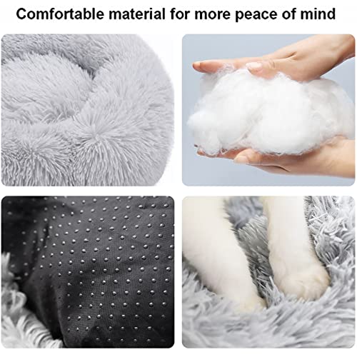 Nisrada-Cat-Beds-for-Indoor-Cats2024-Inch-Dog-Bed-for-Small-Melium-Large-Dogs-Washable-Round-Pet-Bed-for-Puppy-and-Kitten-with-Slip-Resistant-Bottom