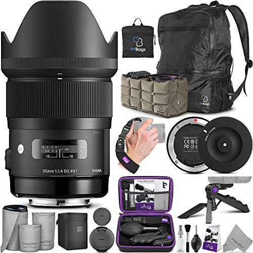 Sigma 35mm F1.4 Art DG HSM Lens for Canon DSLR Cameras + Sigma USB Dock