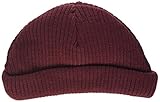  New Look 5316780 Bonnet, Rouge (Bordeaux foncé), Taille Unique Homme
