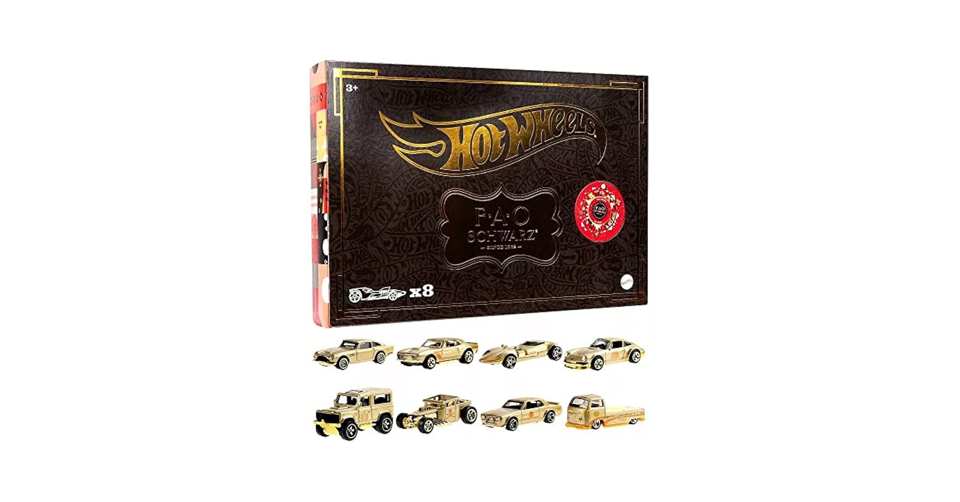 F.A.O. Schwarz Hot Wheels 8台セット Hot Wheels FAO Schwarz 8 Pack | Gold | Diecast Unboxing