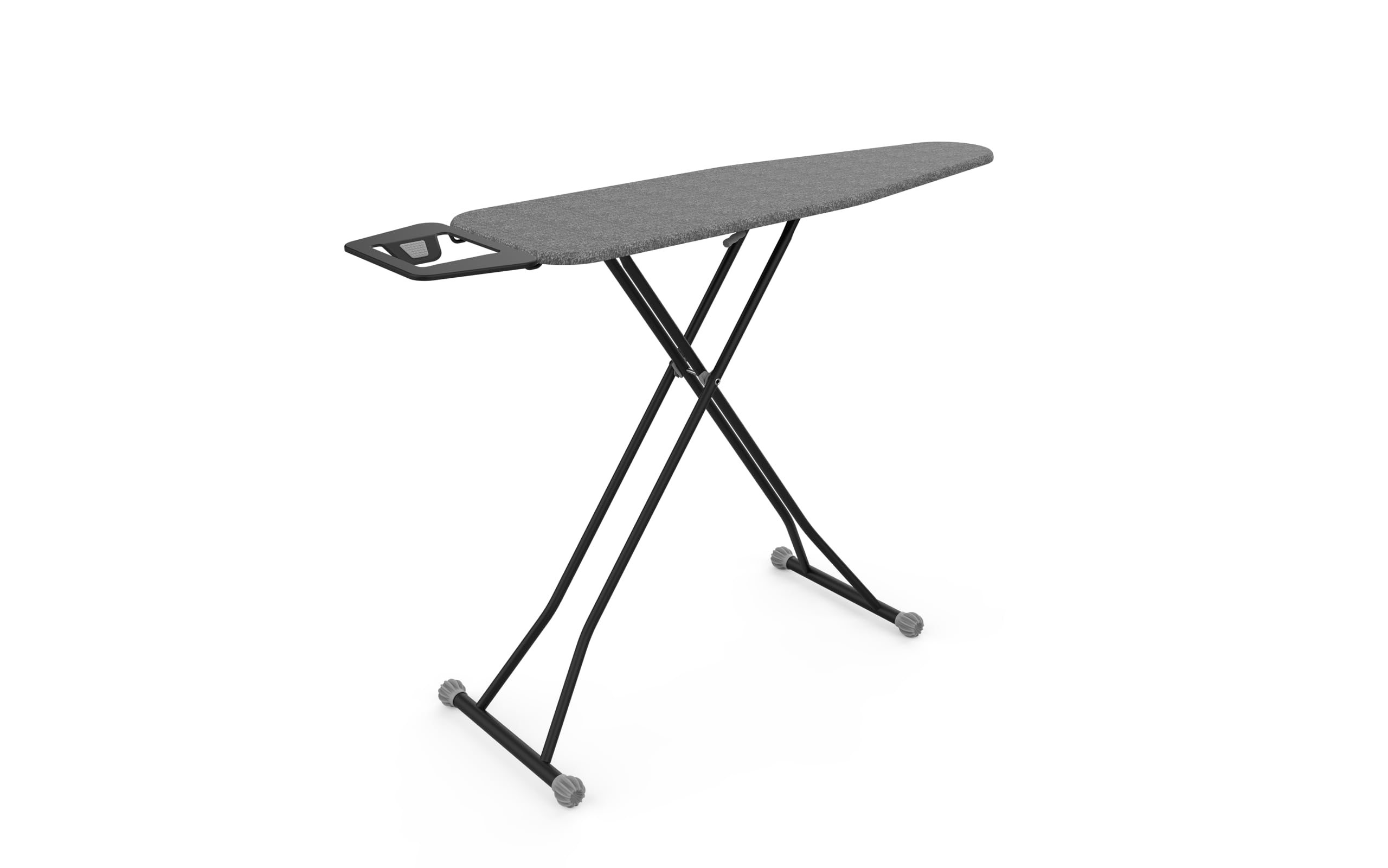 Ironing Board Made in Europe | Iron Board with 4 Layered Cover & Pad, Height Adjustable up to 36" Features A Safety Iron Rest, 4 Steel Legs, for Home Laundry Room or Dorm Use