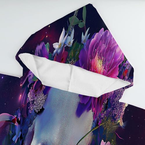 Poncho à capuche pour se changer facilement après le surf et la plongée