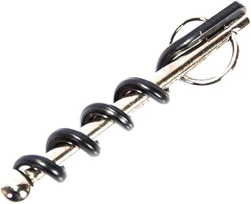 Mini sacacorchos de acero inoxidable multifuncional al aire libre abrebotellas de vino con llavero de anillo