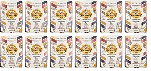 Caputo 12 x Manitoba ouro tipo 0,000 polegadas farinha multiusos forte, 1 kg as suas necessidades de cozimento
