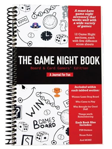Game Night Book for Scorekeeping and Memories - Second Edition