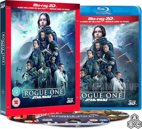 Rogue One: A Star Wars Story [Bonus Freatures] [Blu-ray 3D + Blu-ray] [Region Free]