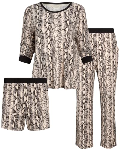 Lucky Brand Women's Pajama Set 3Piece