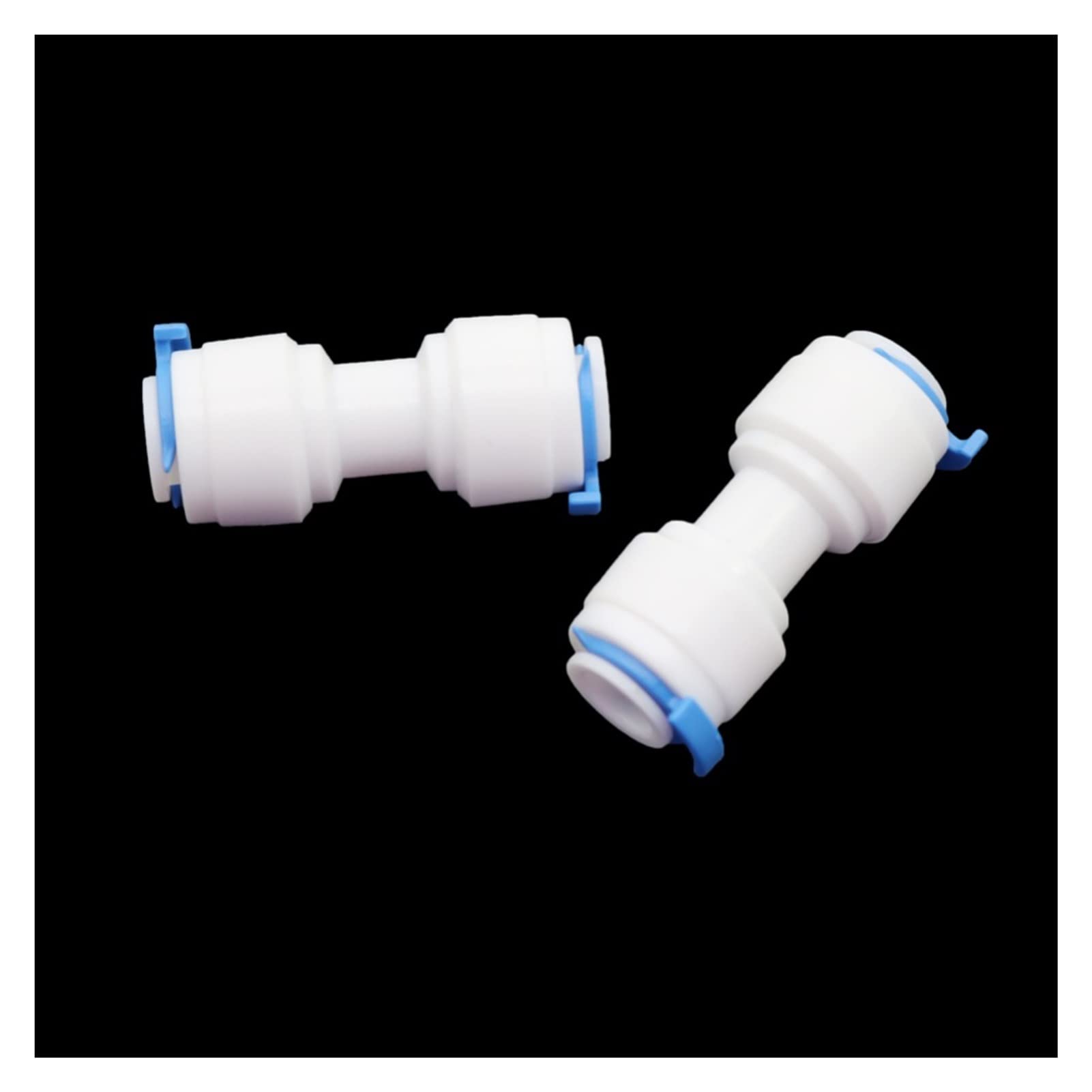 Adaptador de Conector de Utilidad Adaptador de Conector de Manguera Bloqueo Deslizante de 6 Mm Acoplador Rápido Accesorios de Conexión de Tubería Neumática a Tope Cabezales Rectos Deua de Jardín de 1/