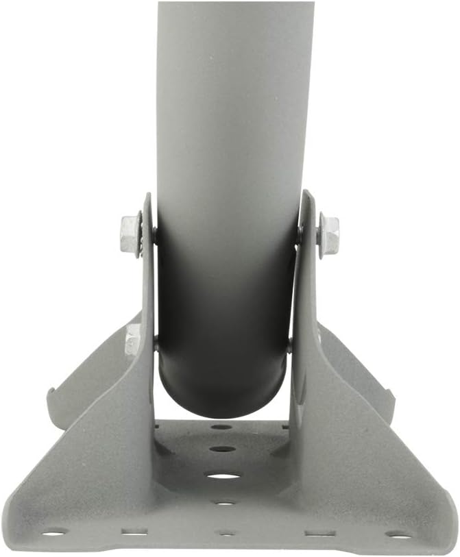 Skywalker J Pipe Mount Mast for Outdoor Antenna, Sturdy One-Piece Antenna Mounting Pole, Powder Coated Paint Finish, No Rust (Length 38", Diameter 1.66")