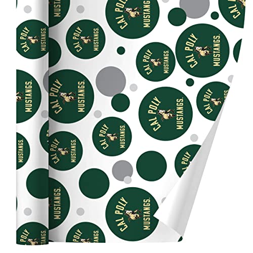 GRAPHICS & MORE Cal Poly Mustangs Logo Gift Wrap Wrapping Paper Roll