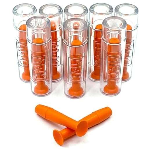 DMV Ultra Contact Lens Remover Tool Applicator Made in USA 10 Pack - Orange