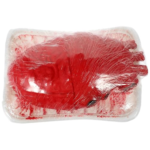 Healvian Fake Heart Halloween Fake Body Parts,Simulation Halloween Scary Body Organ Prop,Realistic Bloody Heart Prop for Haunted House, Zombie Party Decorations,Prank Trick Toy