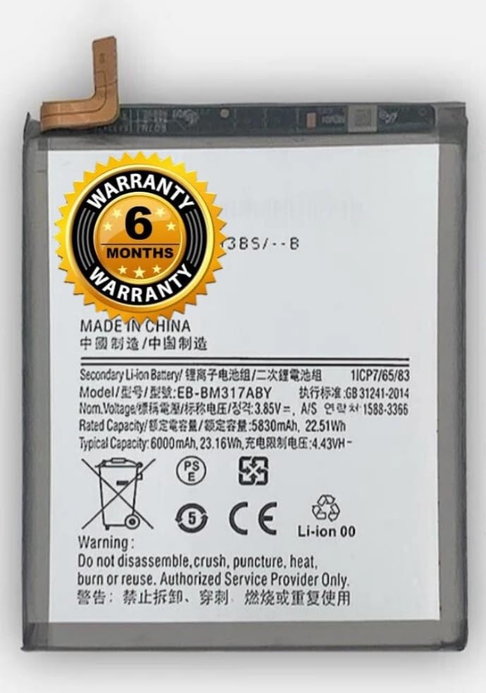 THE BATTERY STORE®Original EB-BM317ABY Battery for Samsung Galaxy M31s SM-M317F, SM-M317F/DS Battery with 6 Month Warranty** (GG93)-image-21