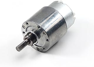 Fielect Gear Motor DC 12V 7RPM High Torque Electric Motor Micro Speed Reduction Geared Motor Eccentric Output Shaft for Car Robot Model DIY Engine