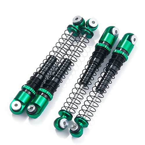 ZuoLan 1/24 RC Car Shocks 48mm Adjustable Absorber Damper for 1/24 Axial SCX24 AXI90081 Deadbolt AXI00001/AXI00006 RC Crawler Car Upgrades (Green) - Image 3