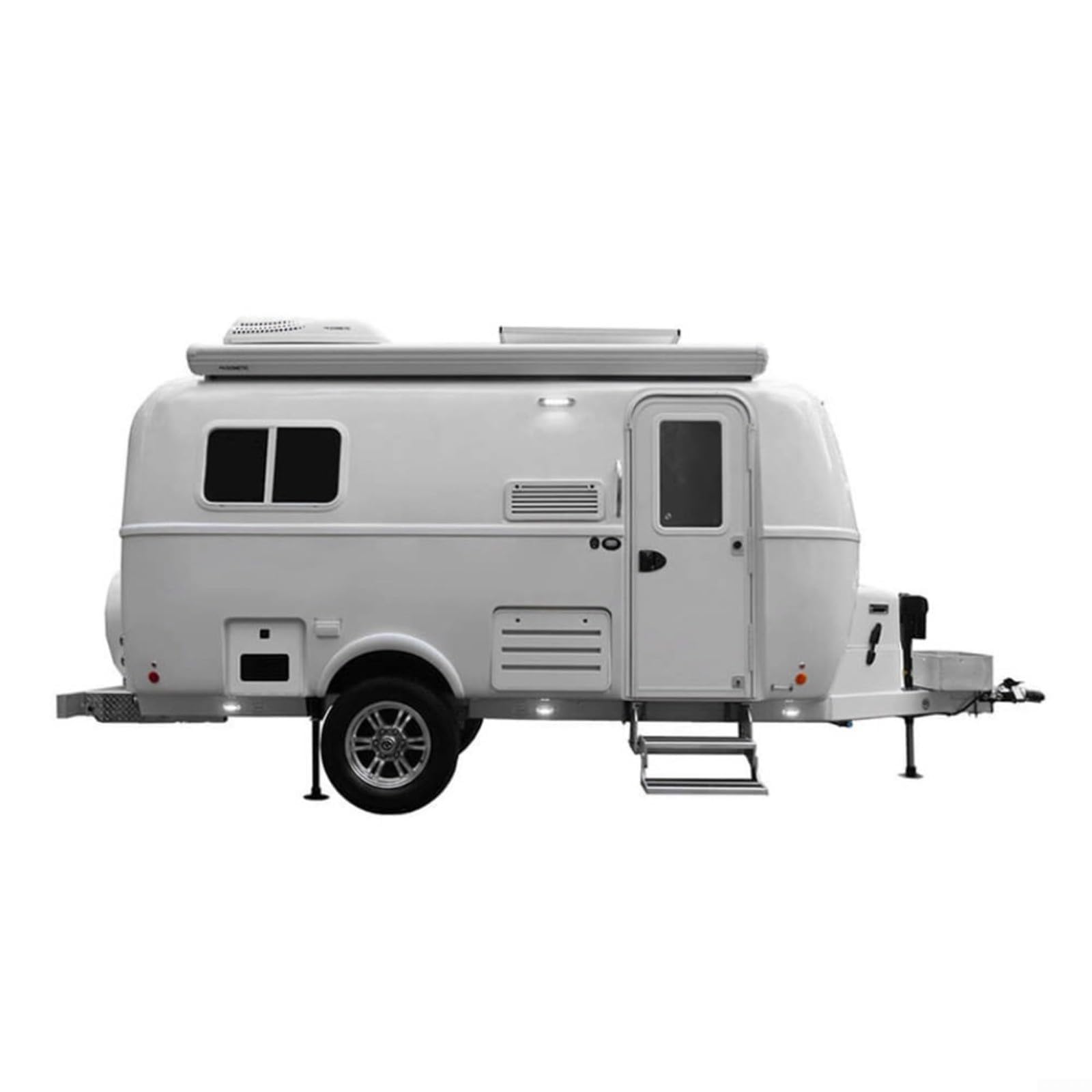 12V RV Kühlschrank Lüfter Mit Gitter 3 Ventilatoren ABS Seitenentlüftung Wetterfest Leise Für Wohnmobil Dusche Küche Lager Weiß Einbaumaß 450X155mm