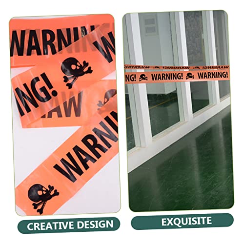 image for ABOOFAN 1 Roll Halloween Warning Tape Halloween Decor Crime Scene Deco