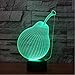 Produktbild Obst LED Tisch 3D Lampe Ins Explosive Geschenk Nachttischlampe im Schlafzimmer USB und Batterie Netzteil LED Nachtlicht