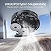 JONR X1 Max 20000 Pa Ultra Saugkraft Saugroboter mit Wischfunktion, 30 mm Hindernislücke, 75 °C Warmwasserreinigung, 45 °C Warmluft Schnellreinigung, KI-Hindernisvermeidung & 360° Navigation. (M)